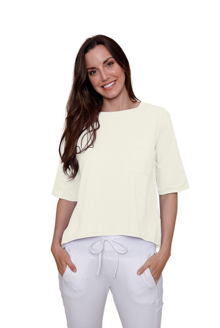 Wells Jersey Back Top With Pocket - Suzy D London