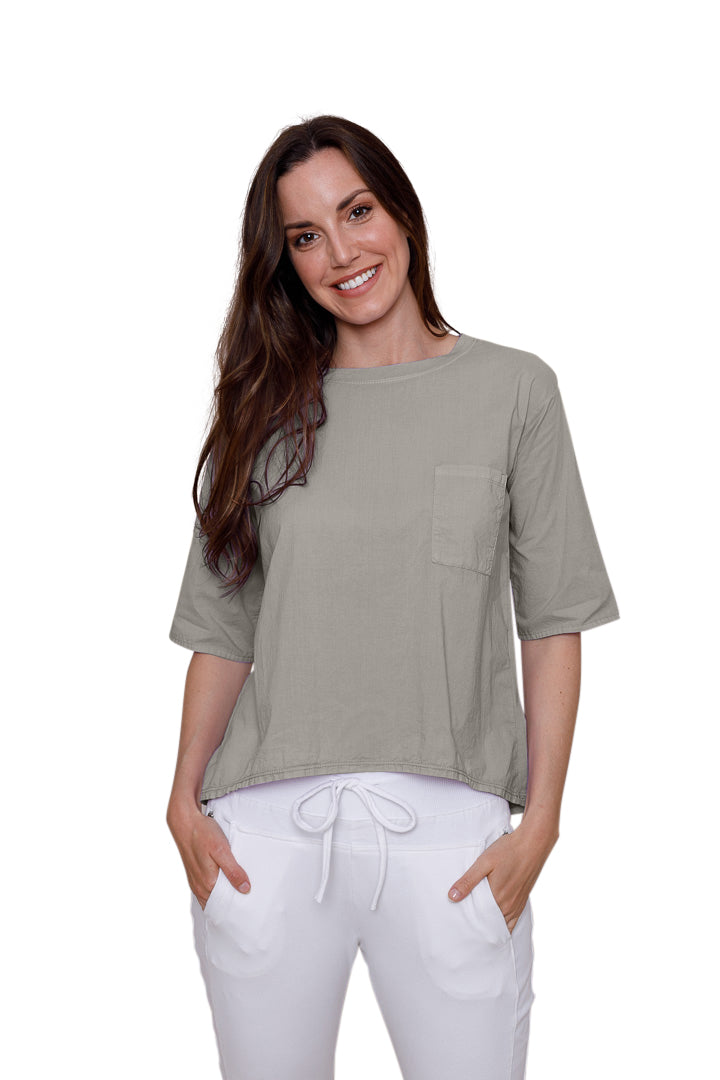 Wells Jersey Back Top With Pocket - Suzy D London