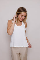 Suzy D Wiley Vest White