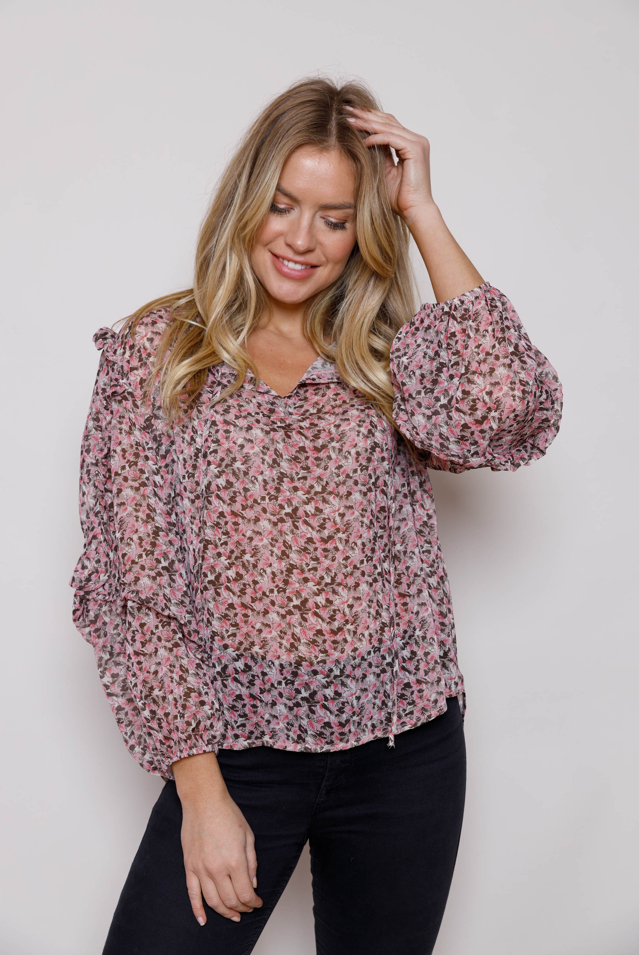 Frill detail suzy D Blouse