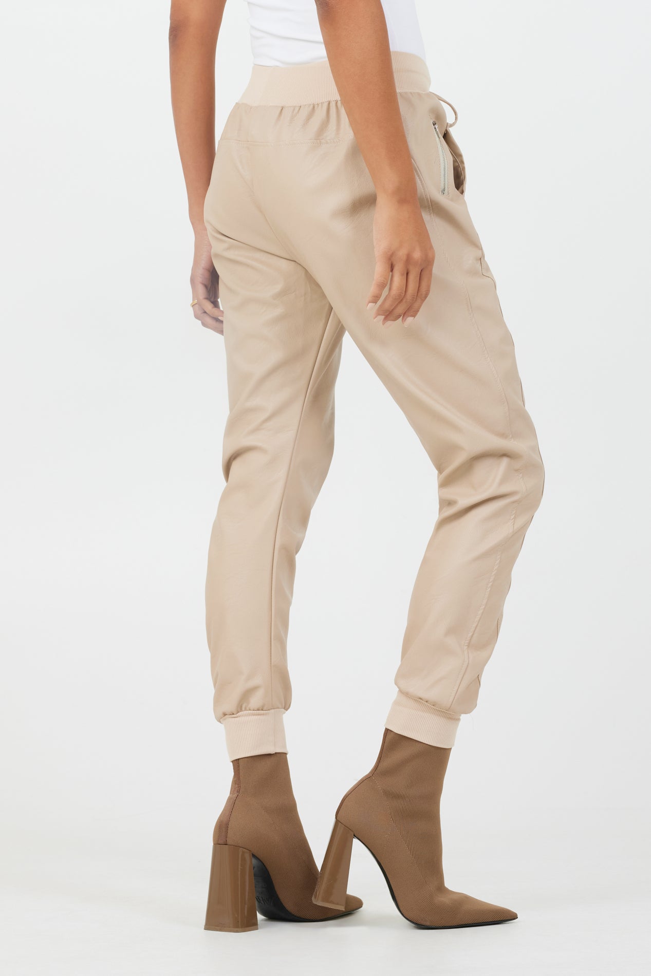 15V 8 Faux Leather Ultimate Joggers - Suzy D London