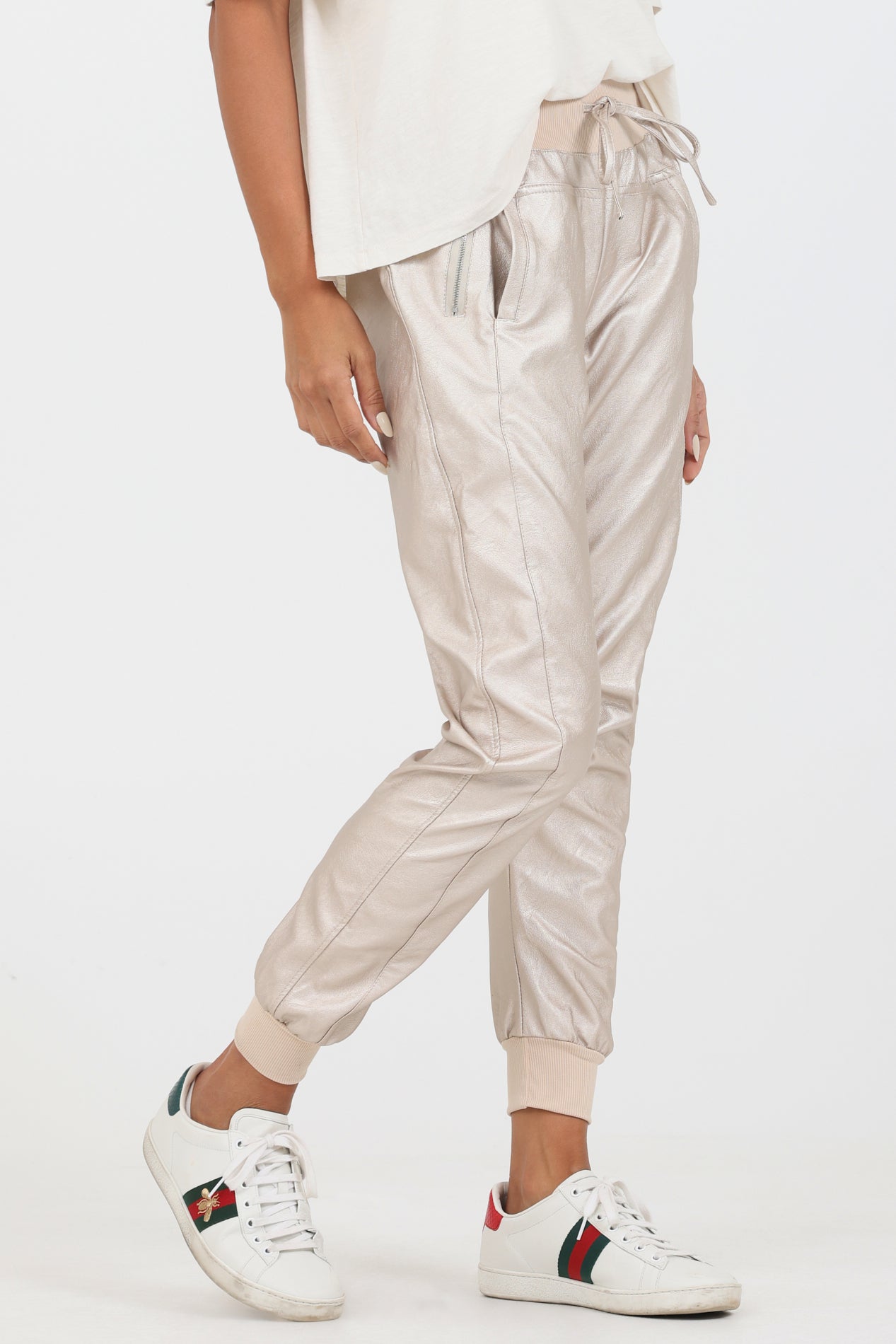 15V 8 Faux Leather Ultimate Joggers - Suzy D London