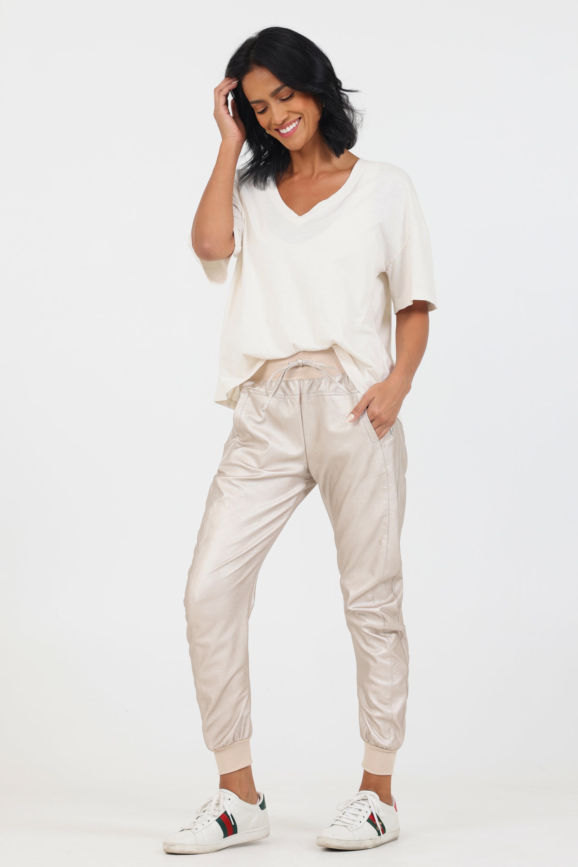 15V 8 Faux Leather Ultimate Joggers - Suzy D London