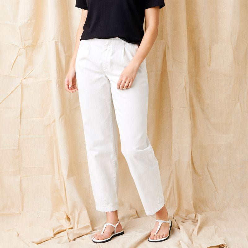 May Stretch Gaberdine Barrel Pants - Suzy D London