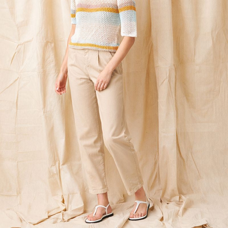 May Stretch Gaberdine Barrel Pants - Suzy D London