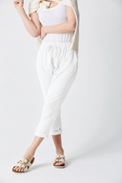 Mikey Tapered Linen Pants - Suzy D London