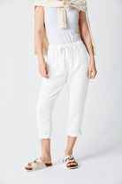 Mikey Tapered Linen Pants - Suzy D London