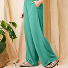 Ginny Crepe Palazzo Pants - Suzy D London