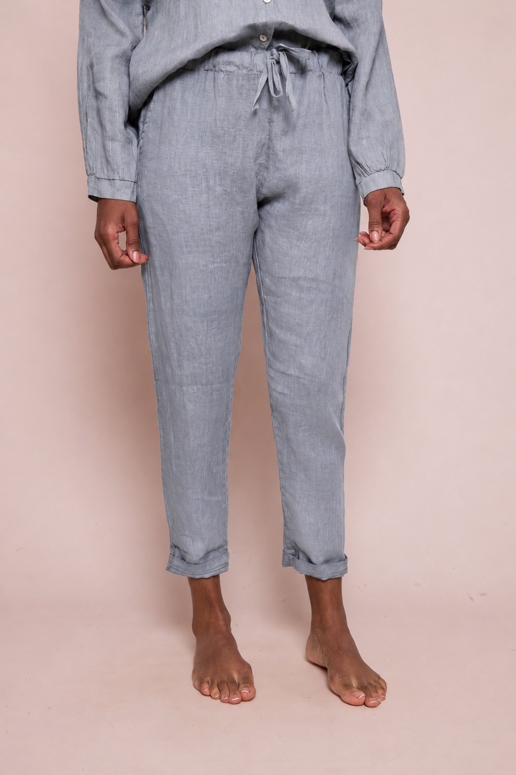 Mikey Tapered Linen Pants - Suzy D London