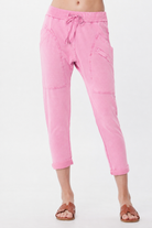 Pennie Vintage Wash Front Pocket Joggers - Suzy D London