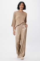 Halo Satin Palazzo Pants - Suzy D London