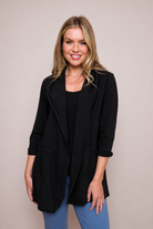Beli Long Line Jersey Jacket - Suzy D London