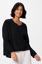 Porter Cotton & Broderie Anglais Top - Suzy D London