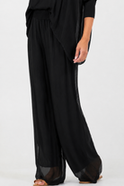 Polly Silk Double Layer Palazzo Pants - Suzy D London