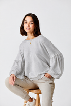 Bea Balloon Sleeve Sweatshirt - Suzy D London