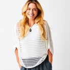 Fauna Open Weave Batwing Knit Sweater - Suzy D London