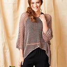 Fenella Open Weave Long V-Neck Knit Sweater - Suzy D London