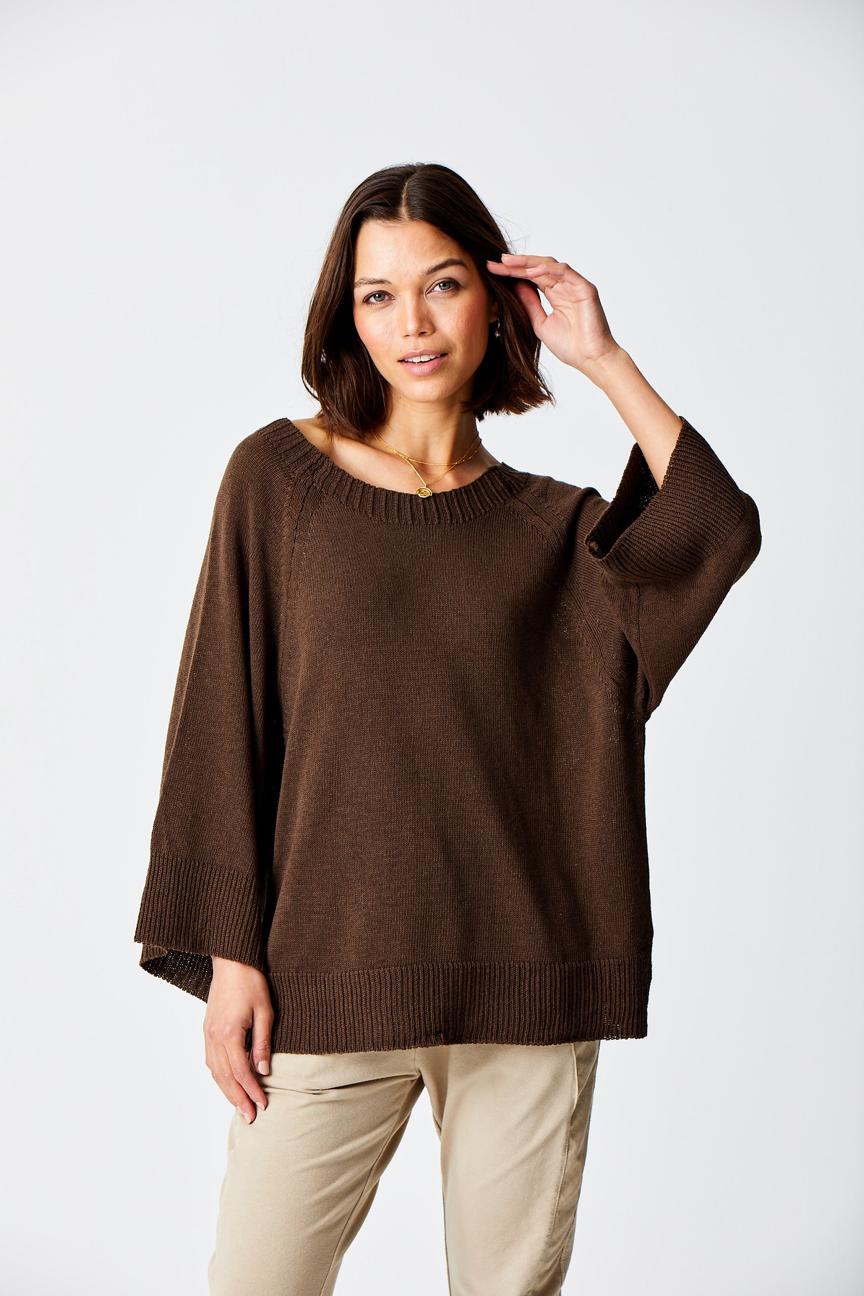 Fermina Kimono Sleeve Sweater - Suzy D London