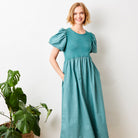 Galeena Dress With Puff Sleeves - Suzy D London