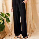 Ginny Crepe Palazzo Pants - Suzy D London