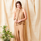 Ginny Crepe Palazzo Pants - Suzy D London