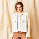 Jadore Textured Jacket With Front Pocket Detail - Suzy D London