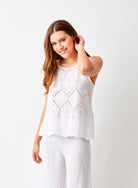 Jai Broderie Anglais Cami - Suzy D London