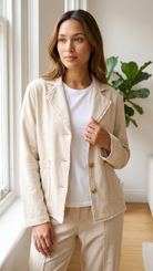 Jerry French Terry Double Breasted Jacket - Suzy D London
