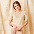 Lumen Sparkle Knit Tee - Suzy D London