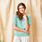 Lumen Sparkle Knit Tee - Suzy D London