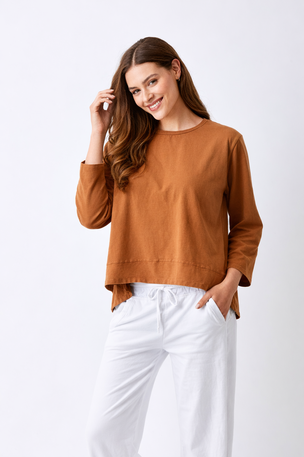 Maven Hi Lo Front Flared Sweat - Suzy D London