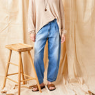May Stretch Denim Barrel Cut Jeans - Suzy D London