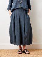 Solene Linen Bubble Shape Skirt - Suzy D London