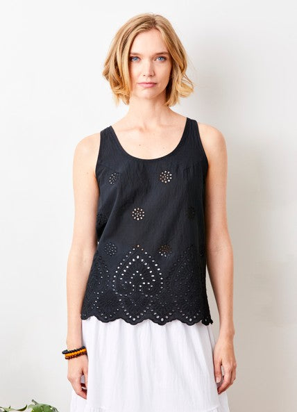 Wisty Broderie Anglaise Cami Top - Suzy D London
