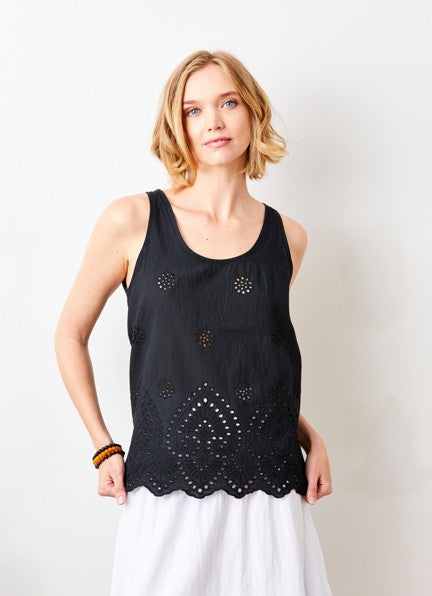 Wisty Broderie Anglaise Cami Top - Suzy D London