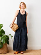 Waterlily Broderie Anglaise Maxi Skirt - Suzy D London