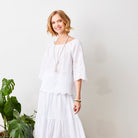Waterlily Broderie Anglaise Maxi Skirt - Suzy D London