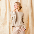 Wren Long Sleeve Knit With Trim - Suzy D London