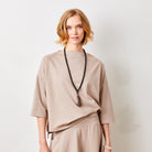 Yaalah Punta Milano Wide Top With Side Splits - Suzy D London