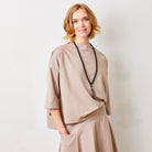 Yaalah Punta Milano Wide Top With Side Splits - Suzy D London