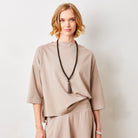 Yaalah Punta Milano Wide Top With Side Splits - Suzy D London