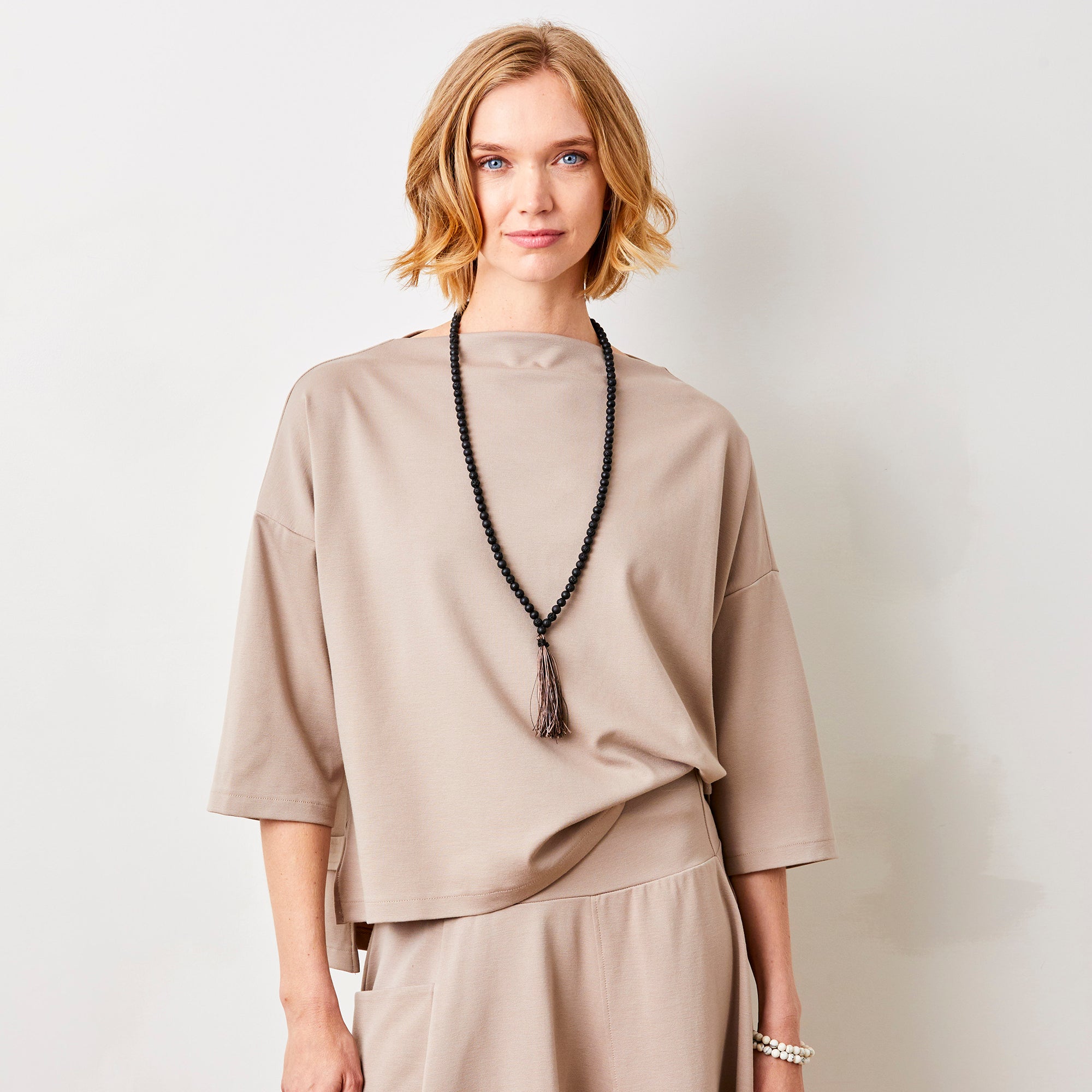 Yaalah Punta Milano Wide Top With Side Splits - Suzy D London