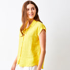 Ynez Short Sleeve Linen Shirt - Suzy D London