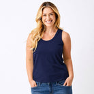 Moxy Cotton Relaxed Fit Tank - Suzy D London