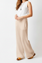 Sultan Nude Pants White Top