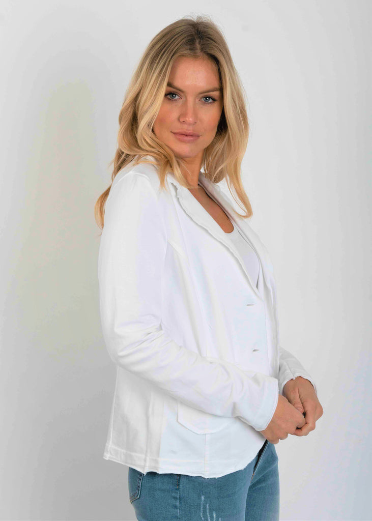 white marie blazer suzy d london