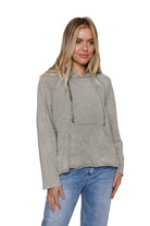 Rolled Hem Hoodie - Suzy D London