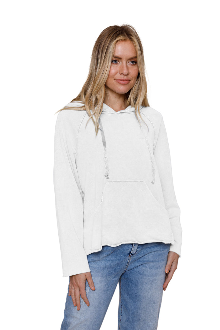 Rolled Hem Hoodie - Suzy D London