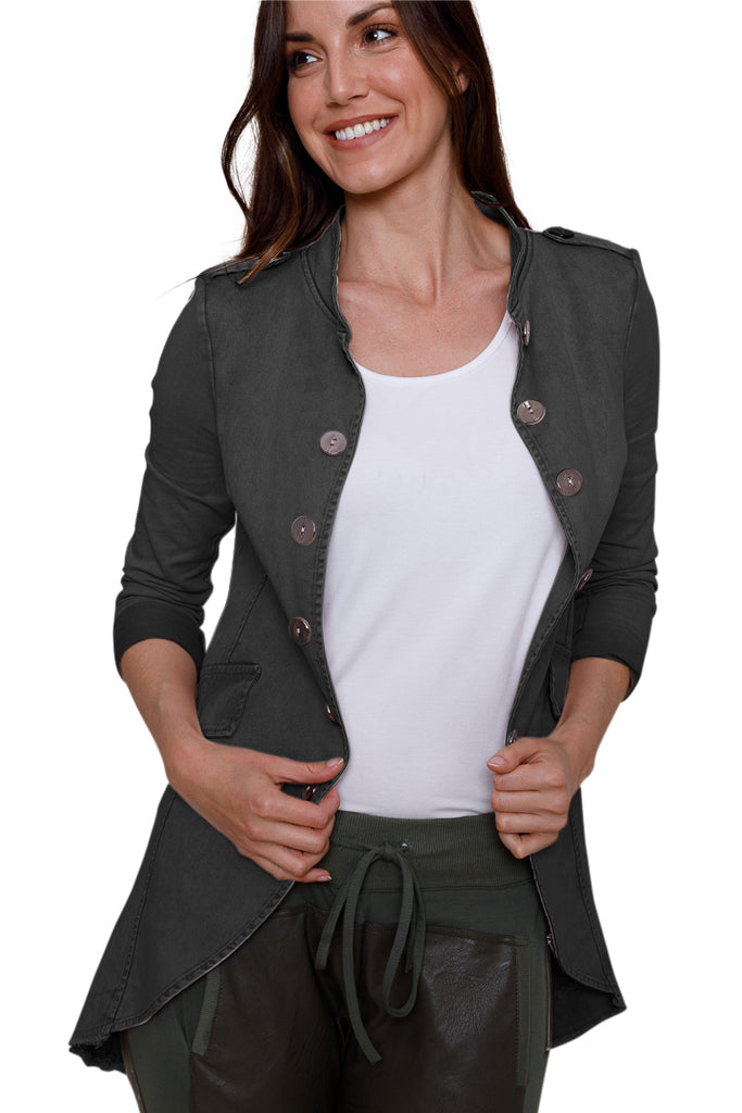 Military Jacket - Stonewash - Suzy D London