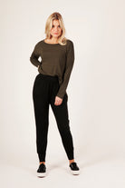 Suzy D Darcee Jersey Pants with Pockets 